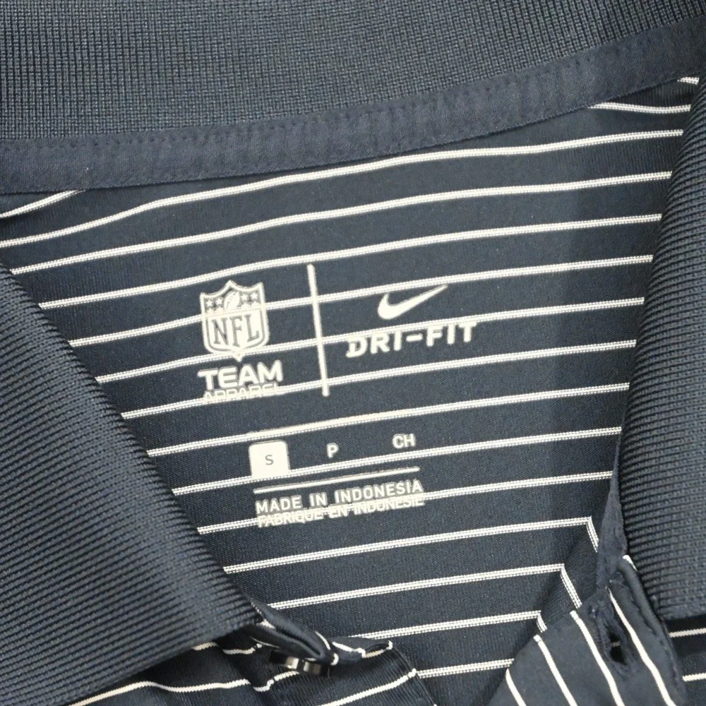 Nike NFL Dallas Cowboys Golf Polo‎ Dri FIt Performance Short Sleeve Mens Small